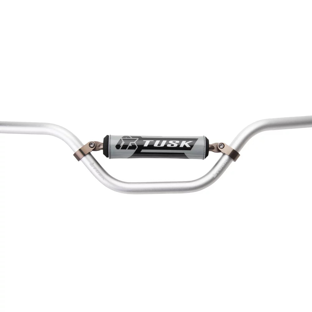 Tusk T-10 Aluminum 7/8" Handlebar  Mini Bend Silver For  LX4 2000