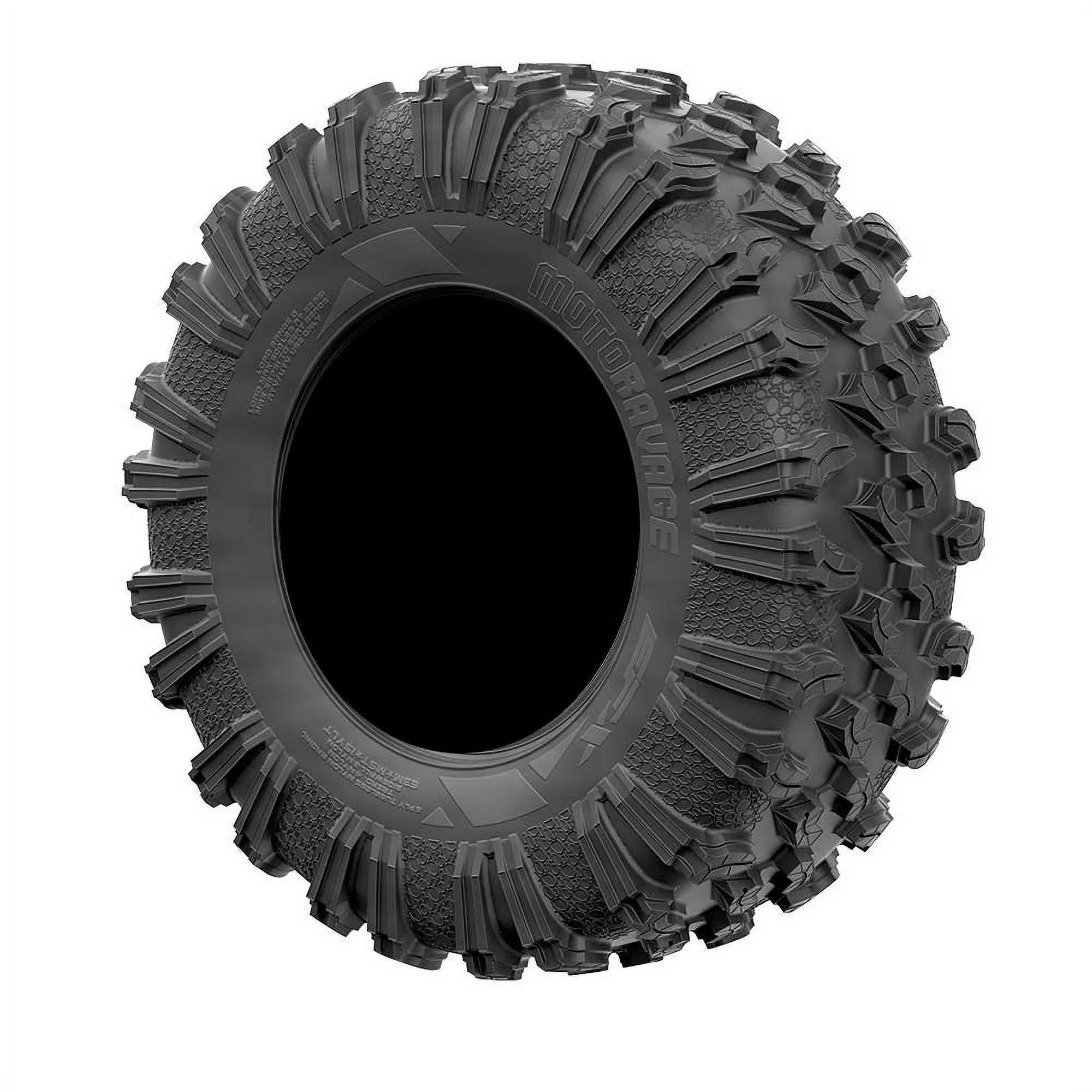 MetalFX Delta Contrast Cut 15" Wheels Bk 32" MotoRavage Tires Can-Am Maverick X3 / Honda Pioneer 1000 / Talon