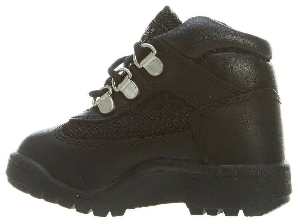 Timberland 15806 Baby Toddler Black Leather & Mesh Field Boot Shoes BS379 (6.5)