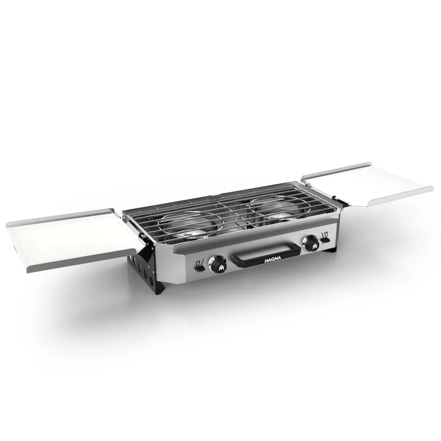 Magma Crossover Double Burner Camping Stove With Grill Top & Griddle Top