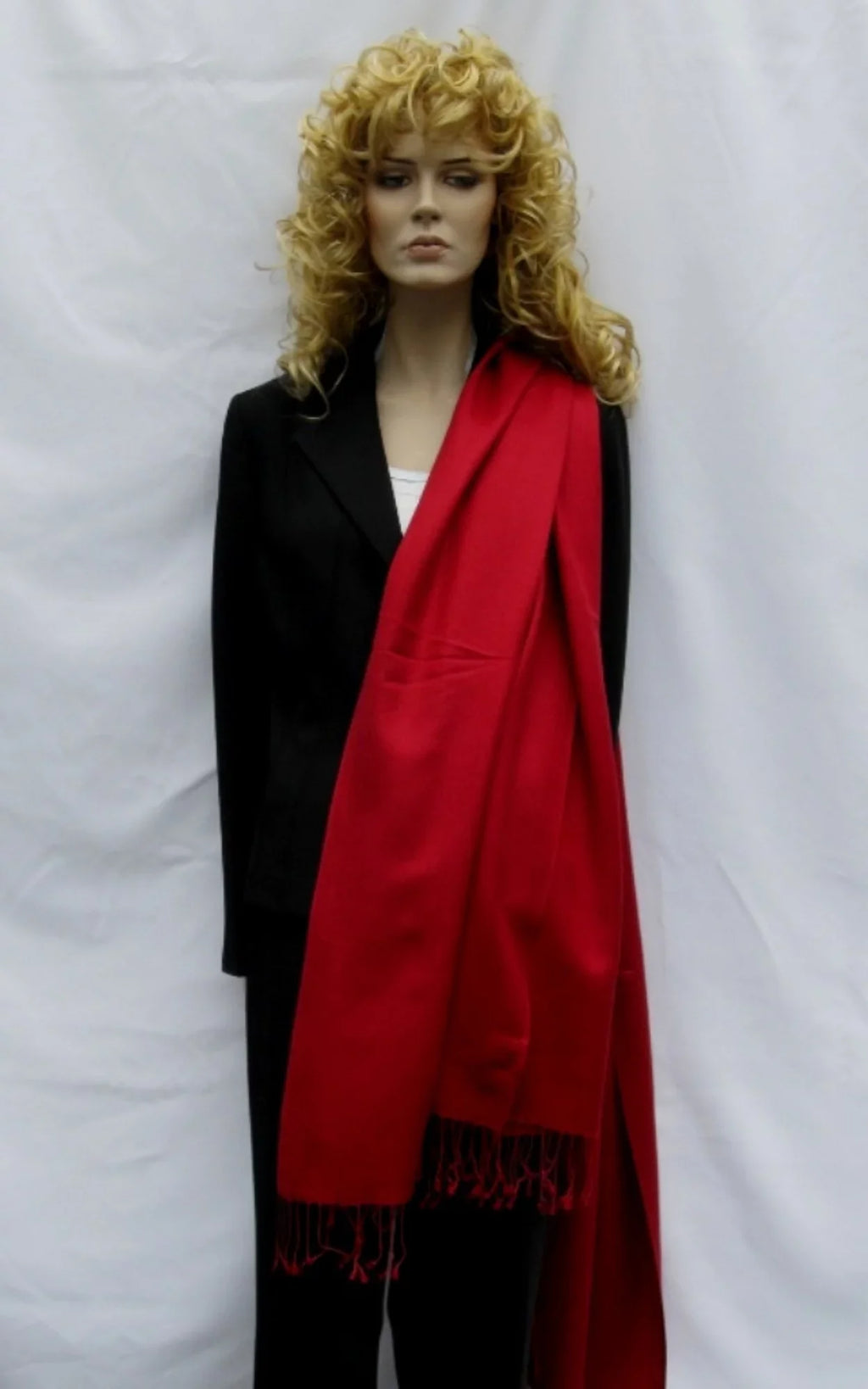 Scarf/Scarves/Shawl/Shawls/Stole/Wrap/Pashmina Scarf/Pashmina Shawl/Cashmere/Cashmere Scarf/Wool/Silk (Wine)