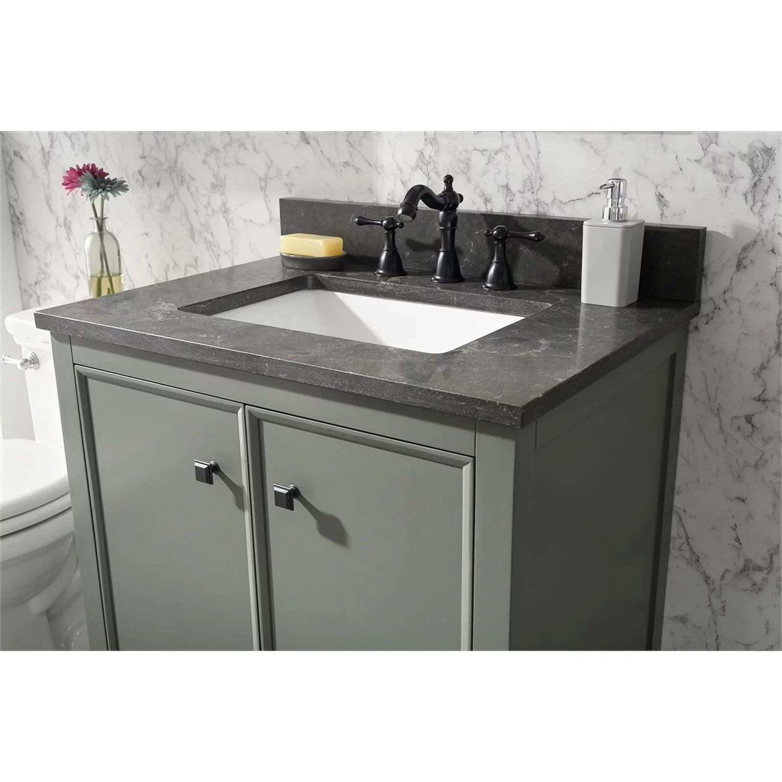 Legion Furniture 30" Contemporary /Veneer Wood Sink Vanity Cabinet - Green