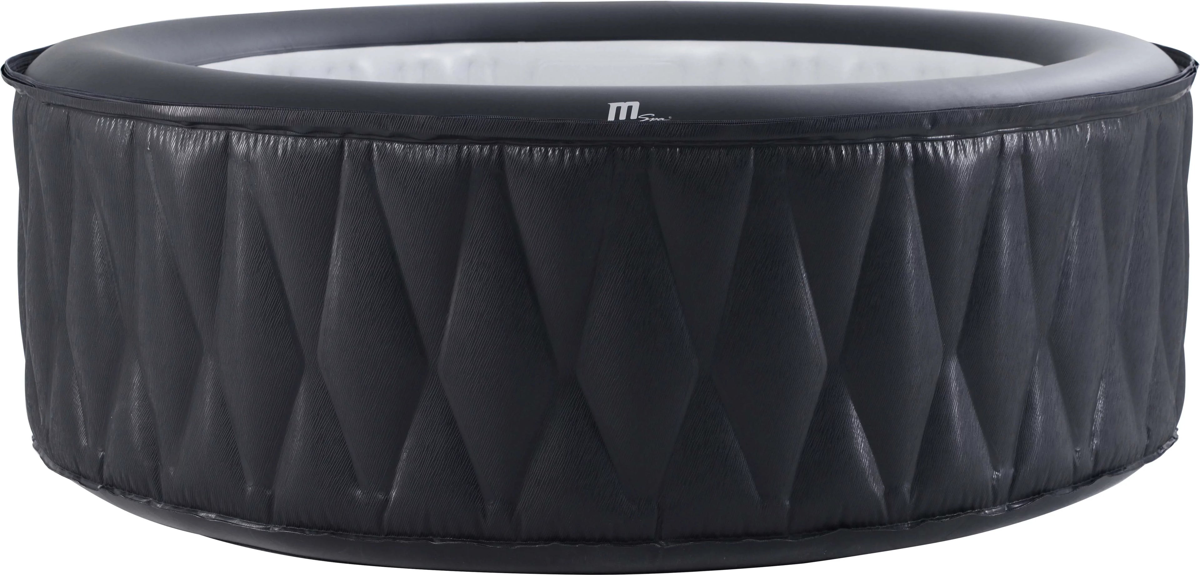 Mspa Mont Blanc, A Premium Inflatable Hot Tub & Spa, 118 Jets, 700w Massage Air Blower, 1350w Water Heater, One Piece Easy Install, Round, 2+2 Persons