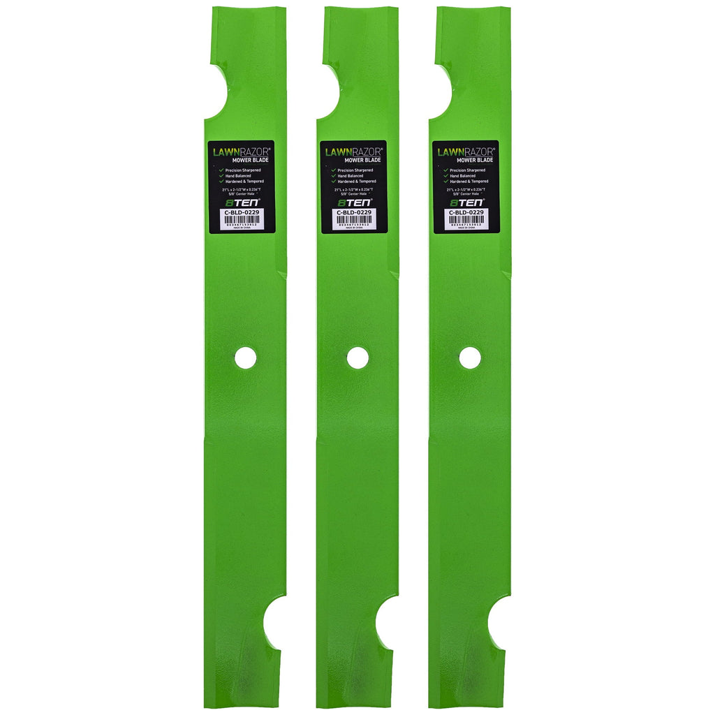 LawnRAZOR Blade for Scag Turf Tiger Bad Boy 038-6080-00 482879 High Lift 3 Pack 810-CBL2441D