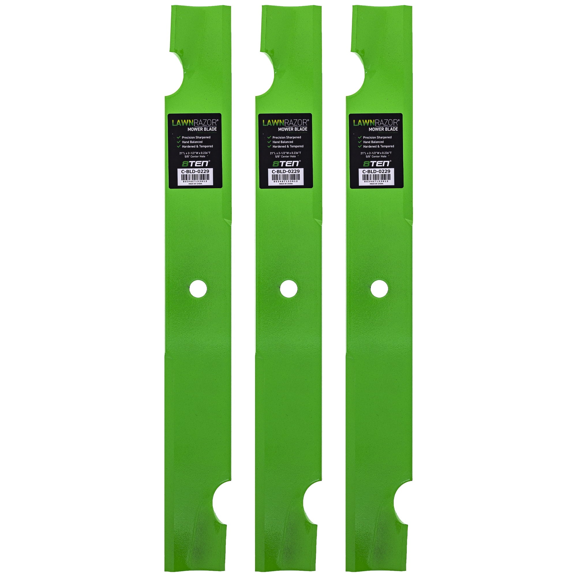 LawnRAZOR Blade for Scag Turf Tiger Bad Boy 038-6080-00 482879 High Lift 3 Pack 810-CBL2441D