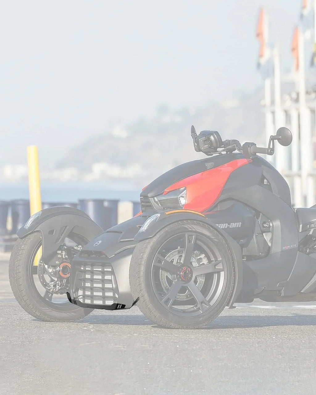 A &   Ryker Aluminum Radiator Protector Plate for Can-Am Ryker All Models