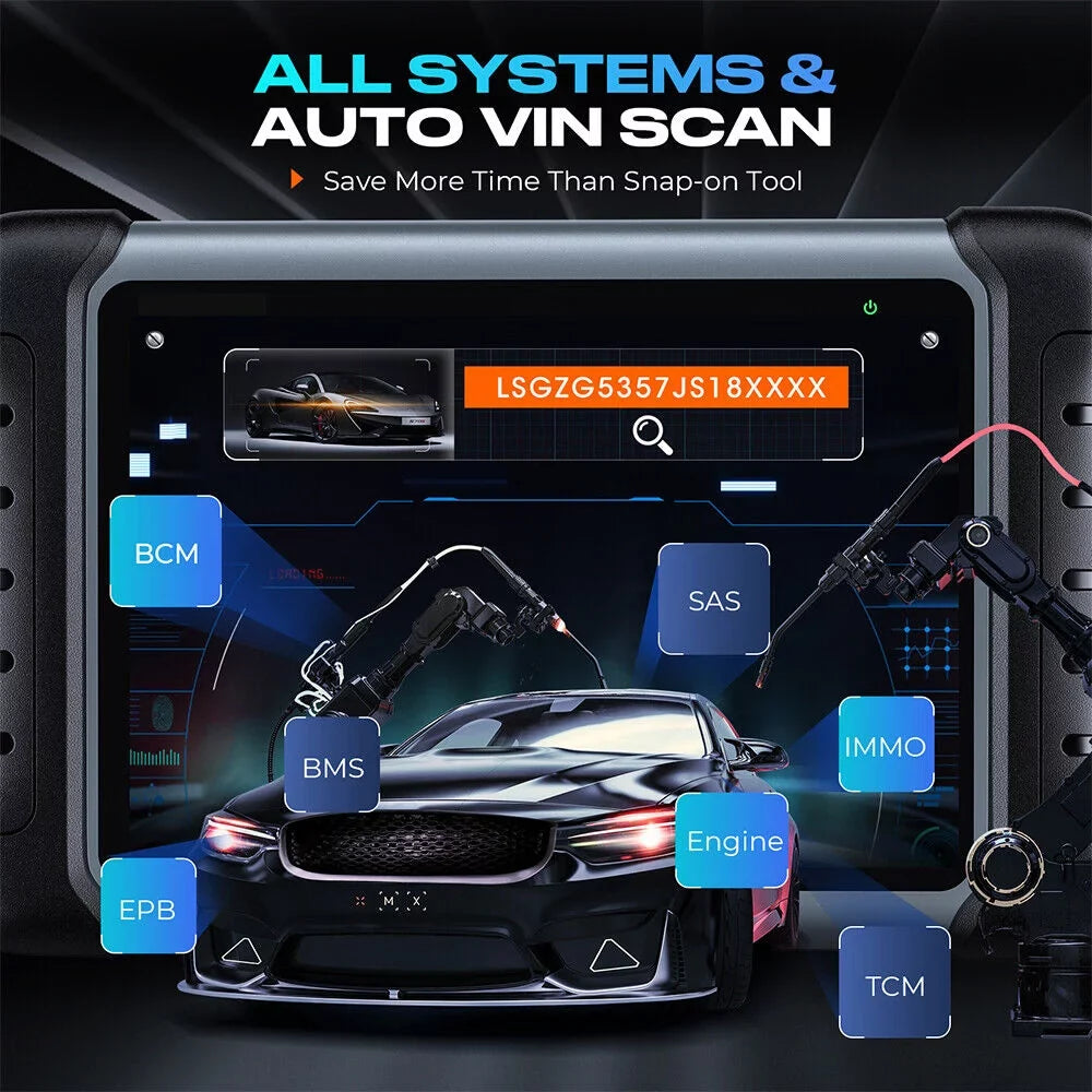 Autel MaxiPRO MP808S Car Diagnostic Scan Tool All System Diagnostics  Coding, Active Test, 30+ Service, 2 Year Free Update