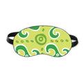 Green Spiral Dart Mexico Totems Ancient Civilization Sleep Eye Shield Soft Night Blindfold Shade Cover