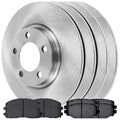 AutoShack Front and Rear Brake Rotors and Ceramic Pads Kit Replacement for 2012-2020 Dodge Grand Caravan Journey 2012-2016 Chrysler Town & Country 2013-2015 Ram C/V 2012  Routan 2.4L 3.6L V6
