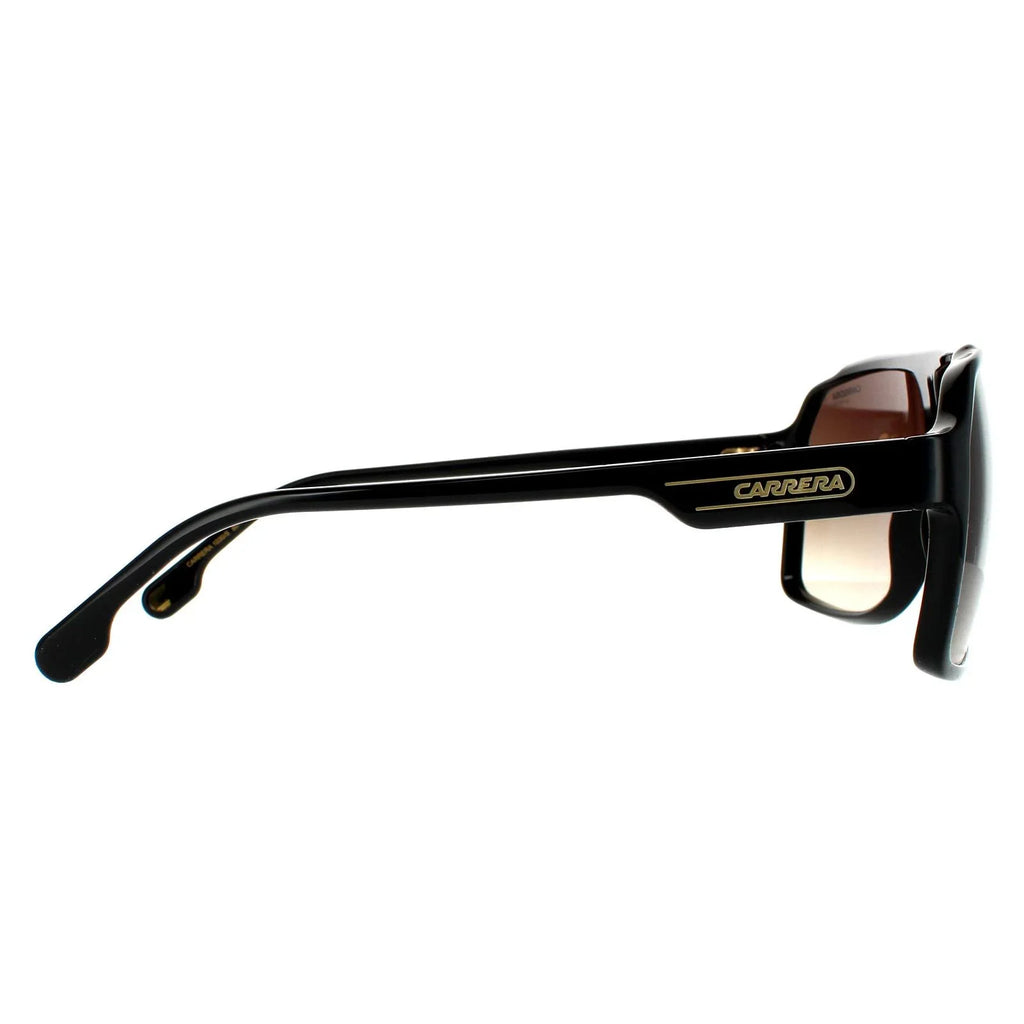 Carrera Men's 1030/S Rectangular Sunglasses, Black/Gray Shaded, 62mm, 11mm