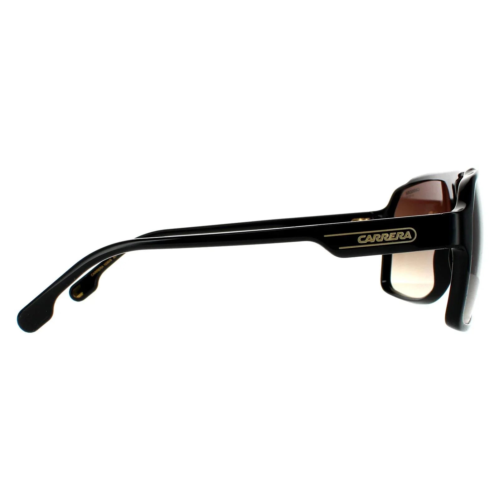 Carrera Men's 1030/S Rectangular Sunglasses, Black/Gray Shaded, 62mm, 11mm