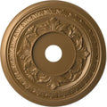 Ekena Millwork 22" x 3 1/2" x 1"P Baltimore Thermoformed  Ceiling Medallion (Fits Canopies up to 7 3/4"), Metallic Gold Rush