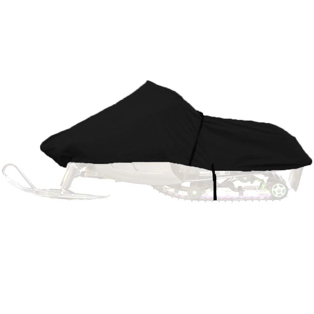 200 Denier Storage Snowmobile Cover Compatible for the 2007-2009 Arctic Cat Model M1000   153 Snowmachine Sled. All Black.