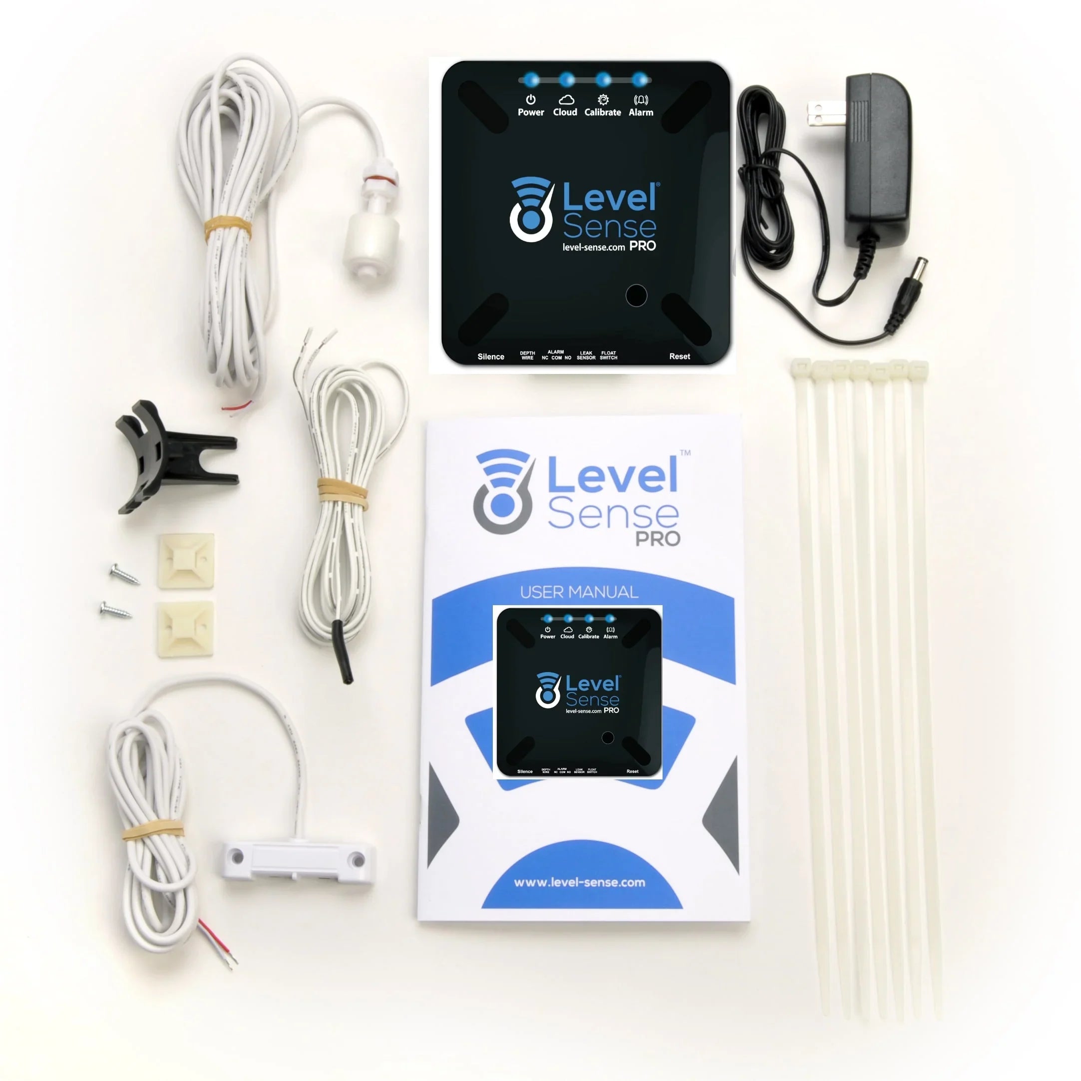 Level Sense - Wi-Fi Enabled Sump Pump, Temperature, Humidity, and Leak Detector