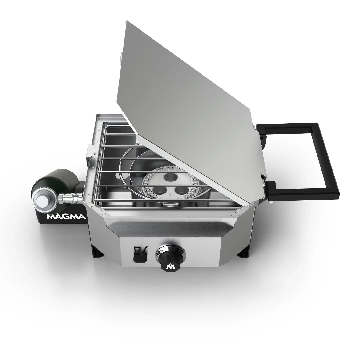 Magma Crossover Single Burner Camping Stove With Grill Top