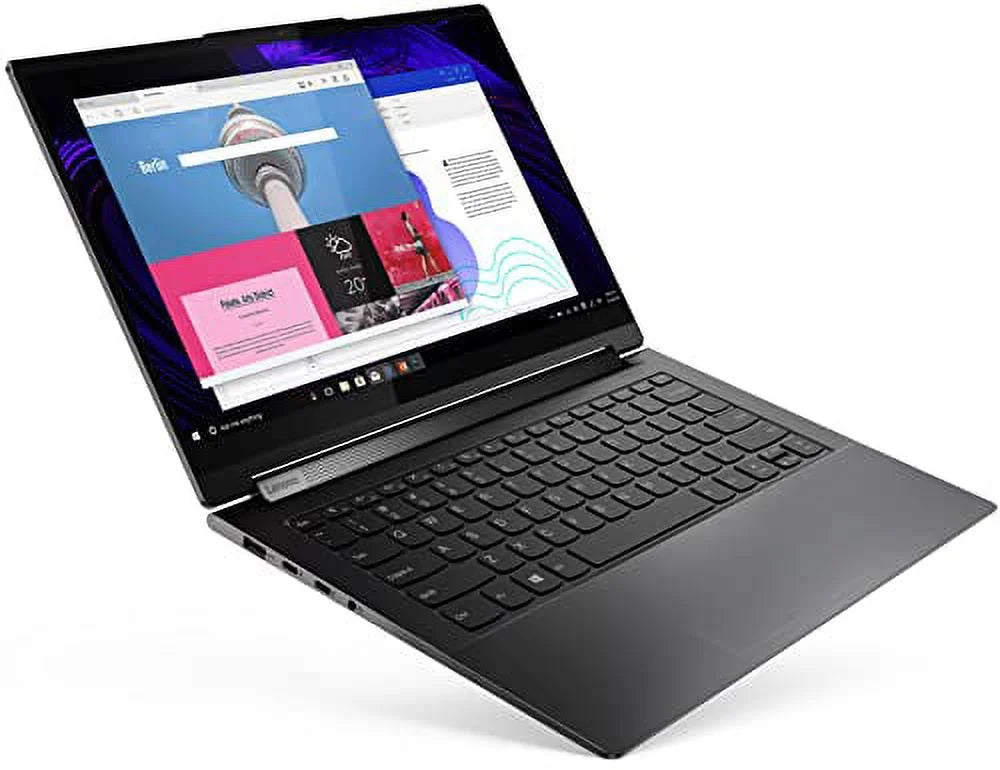 Lenovo 2022 Yoga 9i -14.0"  Touchscreen  2-in-1 Laptop (Intel i7-1185G7 4-Core, 8GB , 2TB PCIe , Intel Iris Xe, Backlit , Fingerprint, WiFi 6,  5.1,  Webcam, Win 11 Home) w/Hub