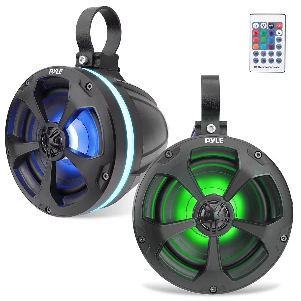 Pyle 5.25 In 1,000 Watt 2 Channel Waterproof Off Road Boat and  Speakers