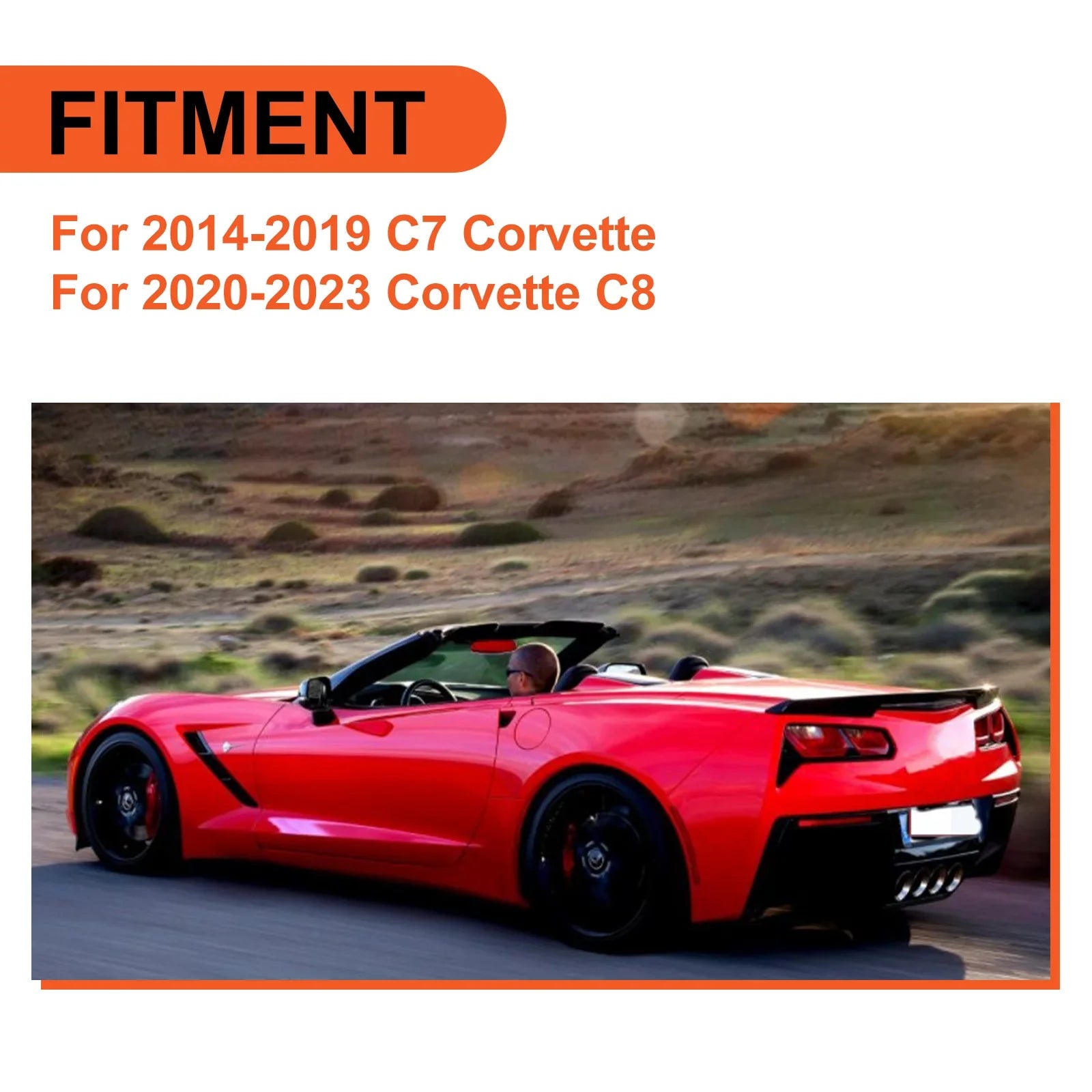 Kojem Steel Tow Hook Trailer Hitch Front Or Rear Trunk Hook for 2014-2023 Chevy Corvette C7 C8  Z06 ZR1 Replaces 15234068 Black