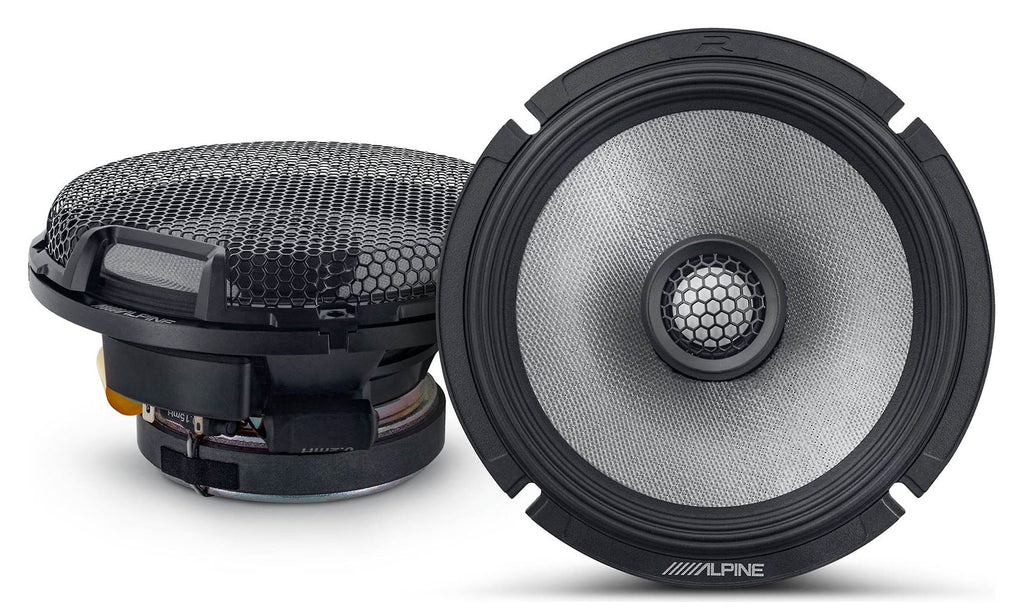 (4) Alpine R2-S65 6.5" 2-Way Car Audio Speakers High-Resolution Certified