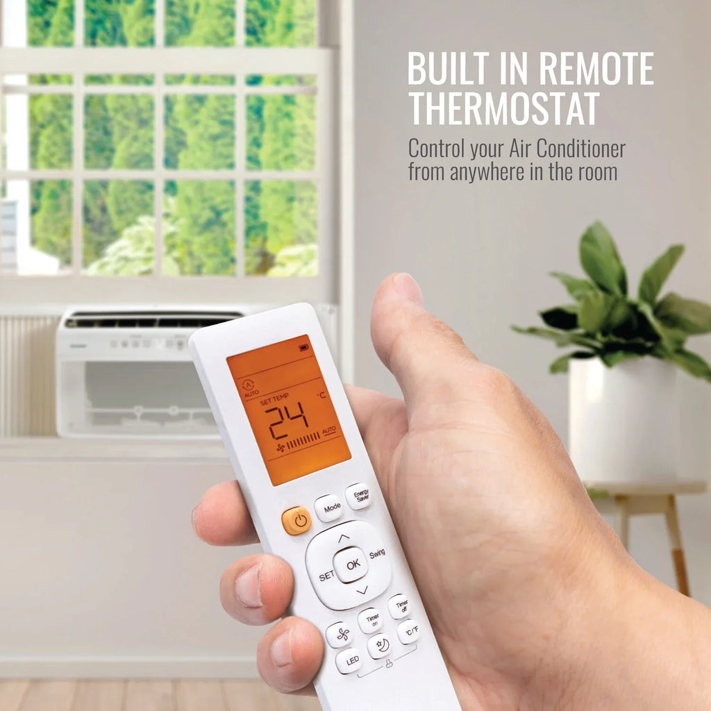 Keystone 8,000  Window Mounted Inverter Air Conditioner with Remote Control