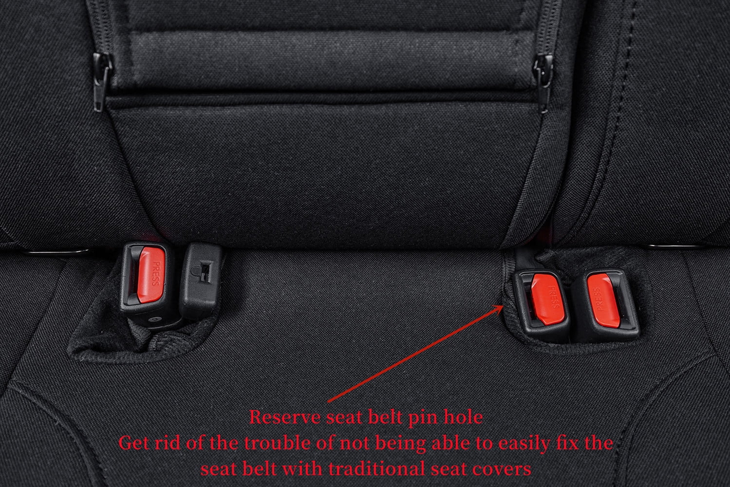 Coverdream Custom Fit  Car Seat Covers for Hyundai  2018 2019 2020 2021 2022 2023 - Polyester (Black,Full Set)