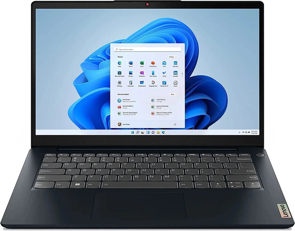 Lenovo 2022 IdeaPad 3 14"  Laptop 10-Core 12th Intel Core i5-1235U Iris Xe Graphics 16GB DDR4 512GB NVMe  Fingerprint Reader Backlit Keyboard WiFi 6 Windows 10 Home w/  32GB