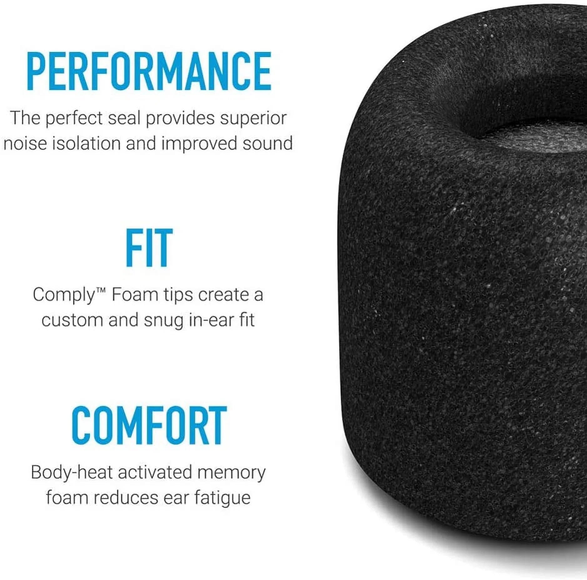 '-400-C TrueGrip Pro Earbud Tips for , Bowers & Wilkins PI7, PI5, Technics -AZ70, Tune 125TWS, and More