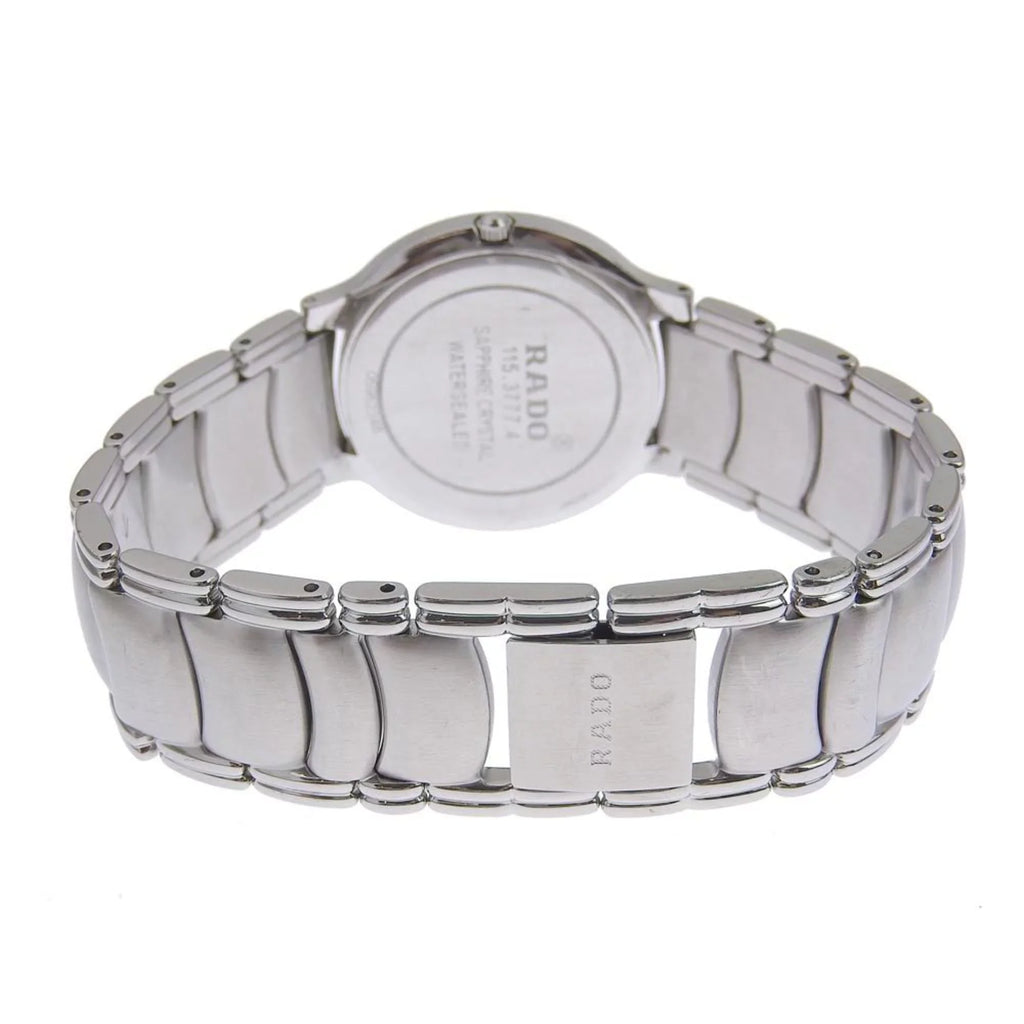 Pre-Owned Rado  Florence men's quartz battery watch black dial 115 3777 4 (Good)