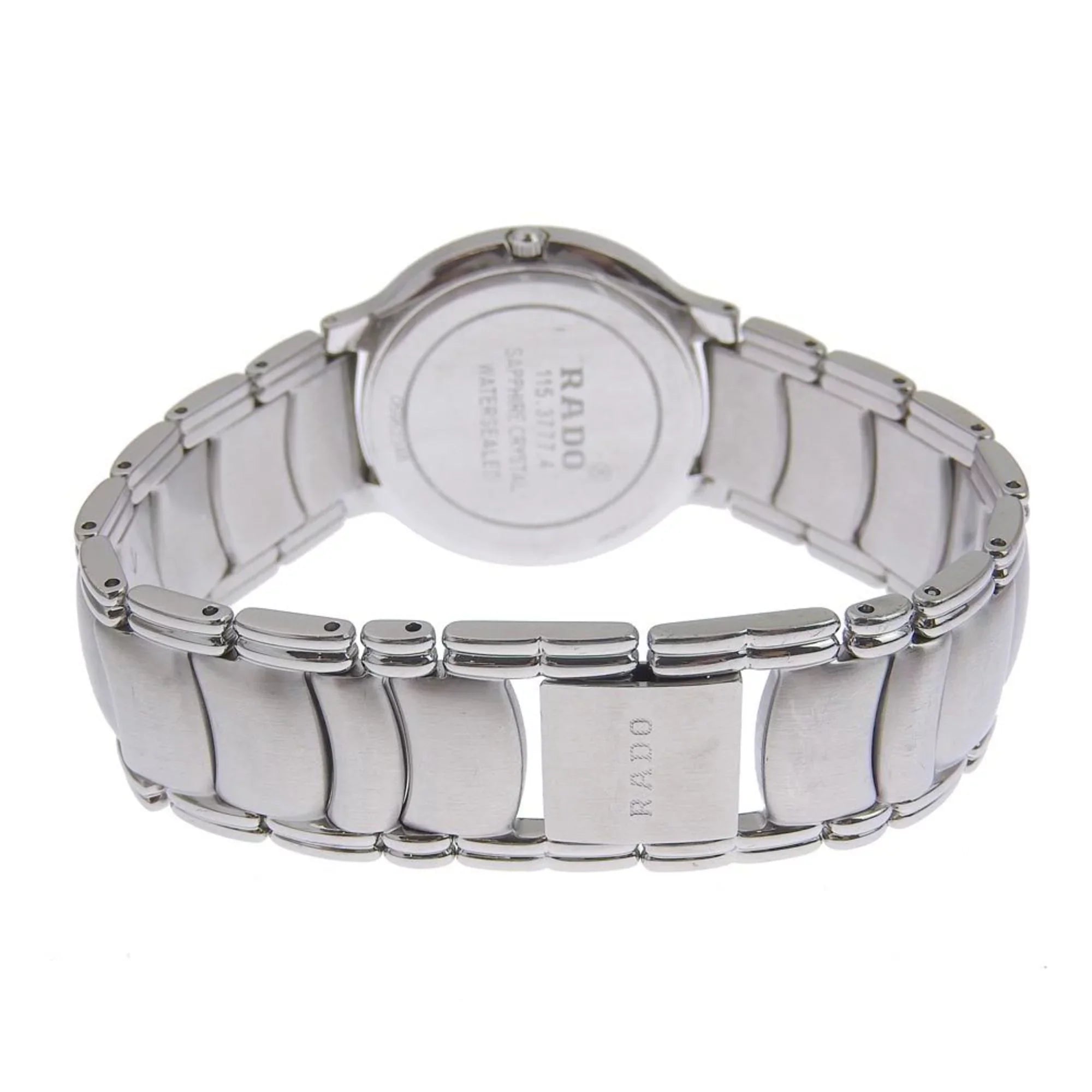 Pre-Owned Rado  Florence men's quartz battery watch black dial 115 3777 4 (Good)