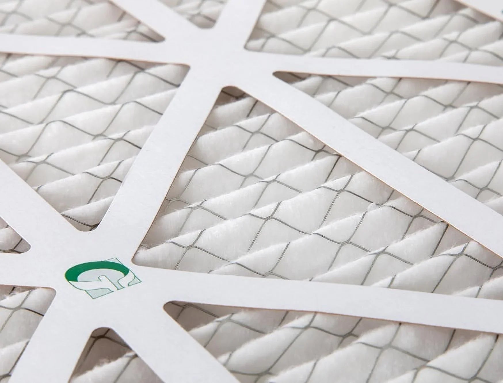 2 Pack of 20x25x4  10 Pleated 4" Inch Air Filters by Glasfloss. Actual Size: 19-1/2 x 24-1/2 x 3-3/4