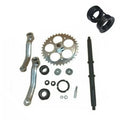 DONSP1986 Wide Crank Assembly kit and  Bottom Bracket Conversion Kit Combo-36T Crankset and convertor