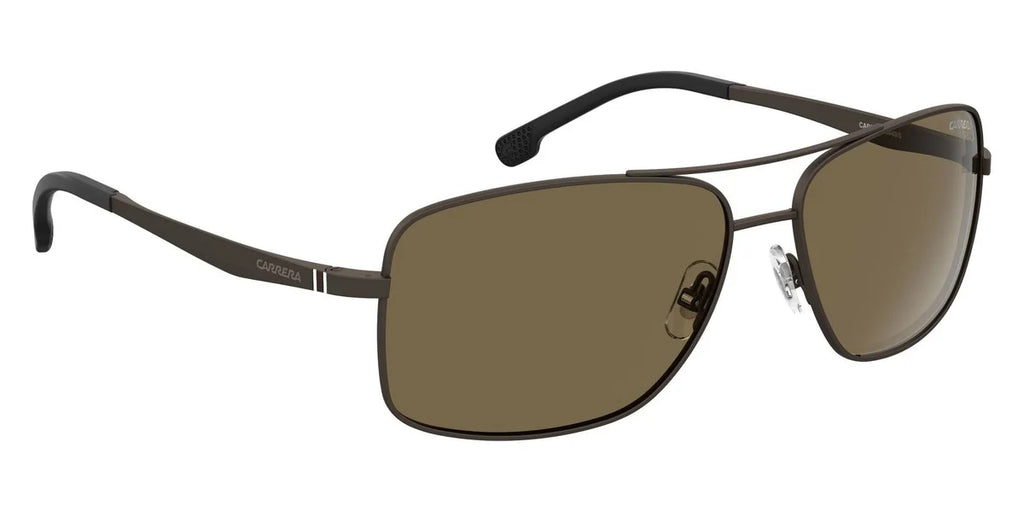 Carrera Polarized Bronze Rectangular Men's Sunglasses  8040/S 009Q/ 60
