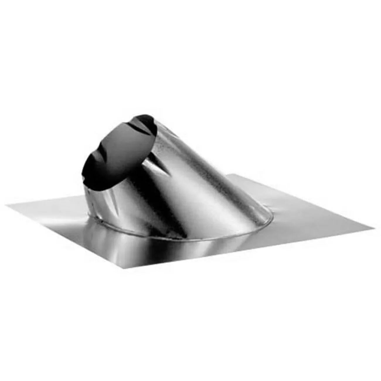 Duravent 14Dt-F6 14" Class A Chimney Pipe Adjustable Roof Flashing For 0/12 - Stainless