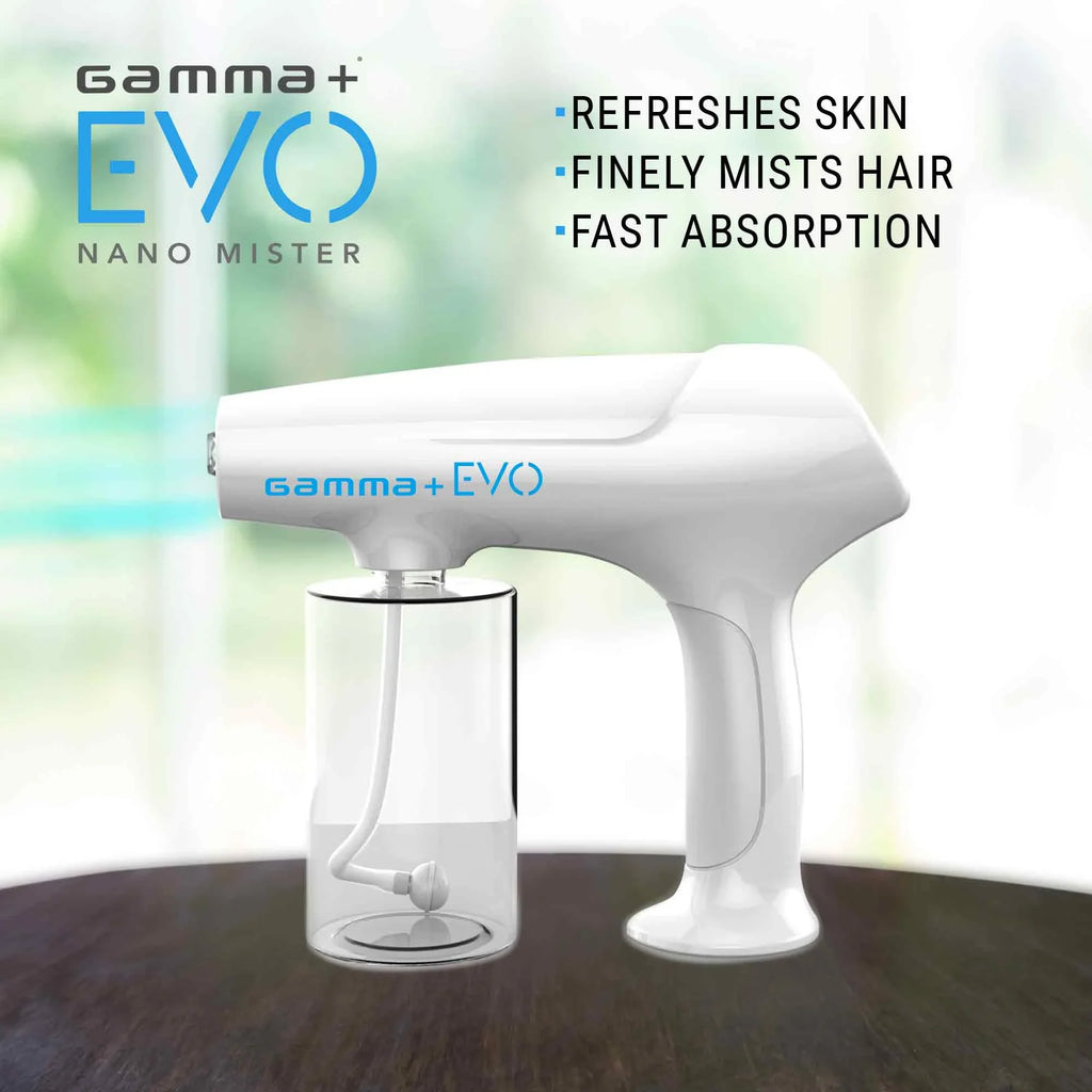 Gamma+  Nano Mister Portable Refresh Mist Hair Skin Surface Barber Sprayer