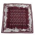 Pre-Owned  Hermes Not For Sale Limited Petit Care Carre 55 Les Canyons Etoiles From the to Stars Nanatsu Star Train Scarf Muffler Pocket Chief (Like New)