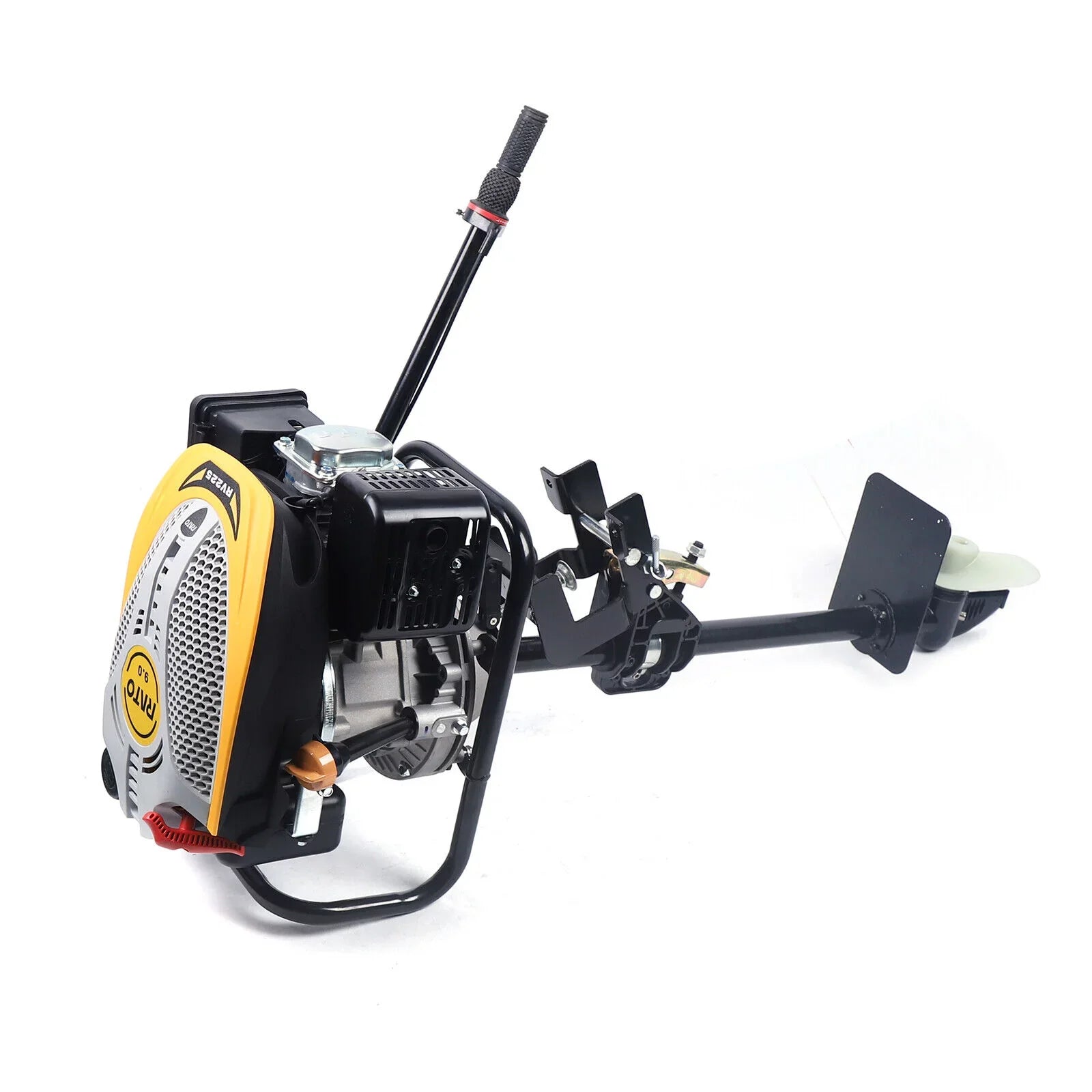Miumaeov 4 Stroke 9  Outboard Motor 225  Fishing Boat Engine Air Cooling Single Cylinder Heavy Duty Boat Engine Marine Engine with  Ignition System 3600 r/min
