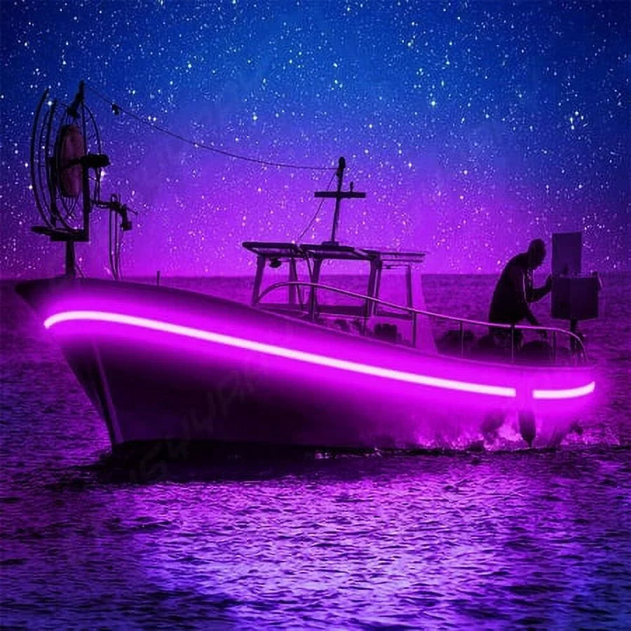 Lights Strip, Purple 300 LEDs Light Strips Kit for Bedroom, Home, Kitchen