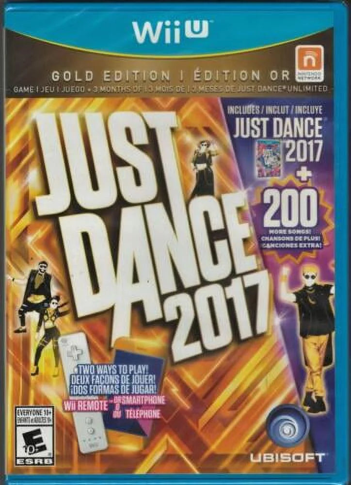 Just Dance 2017 Gold Edition Wii-U (Brand New Factory Sealed  Version) Nintend