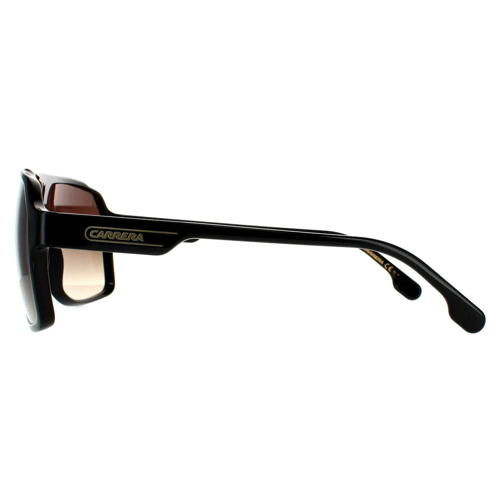 Carrera Men's 1030/S Rectangular Sunglasses, Black/Gray Shaded, 62mm, 11mm
