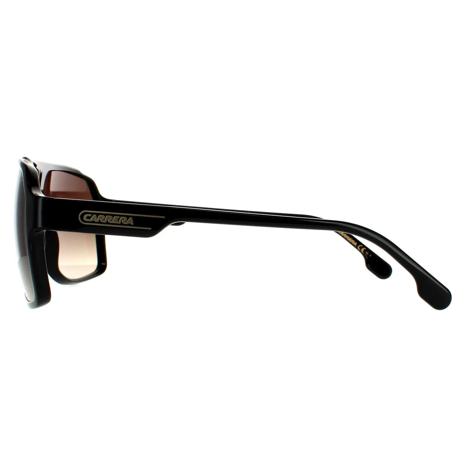 Carrera Men's 1030/S Rectangular Sunglasses, Black/Gray Shaded, 62mm, 11mm