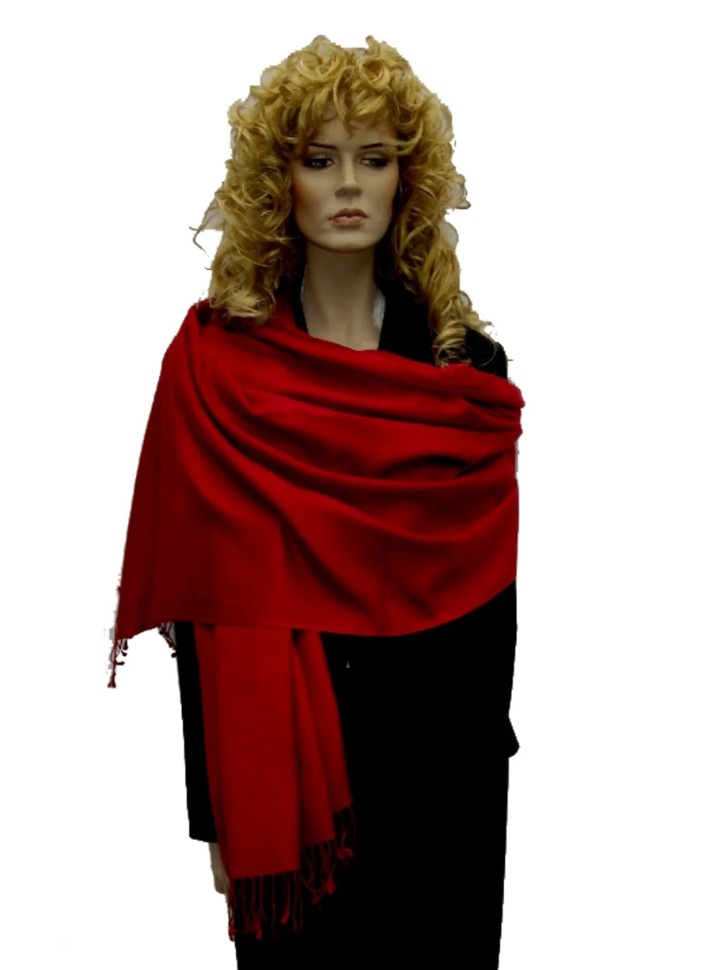 Shawl/Shawls/Scarf/Scarves/Wrap/Stole/Muffler/Cape/Ruana/Blanket/Throw/Pashmina Shawl/Cashmere Scarf/Wool/Silk (Wine Red Regular Shawl)