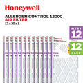 Honeywell 12x20x1  12 Pleated  Furnace Air Filter -12 Pack