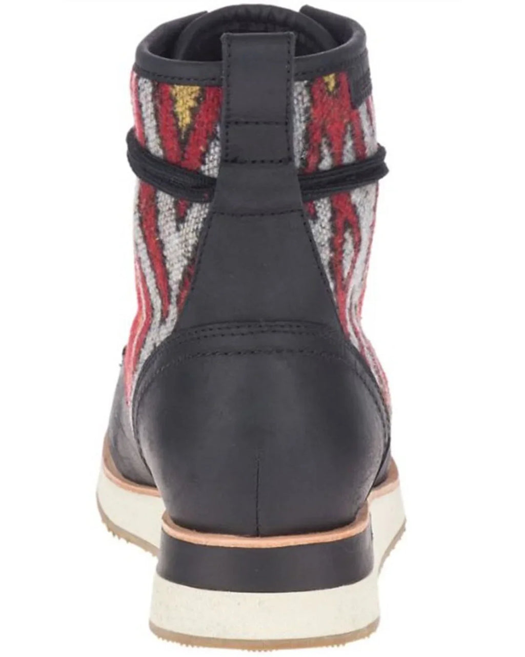 Merrell Women's Roam Lace-Up Boot Moc Toe Black 6.5 M