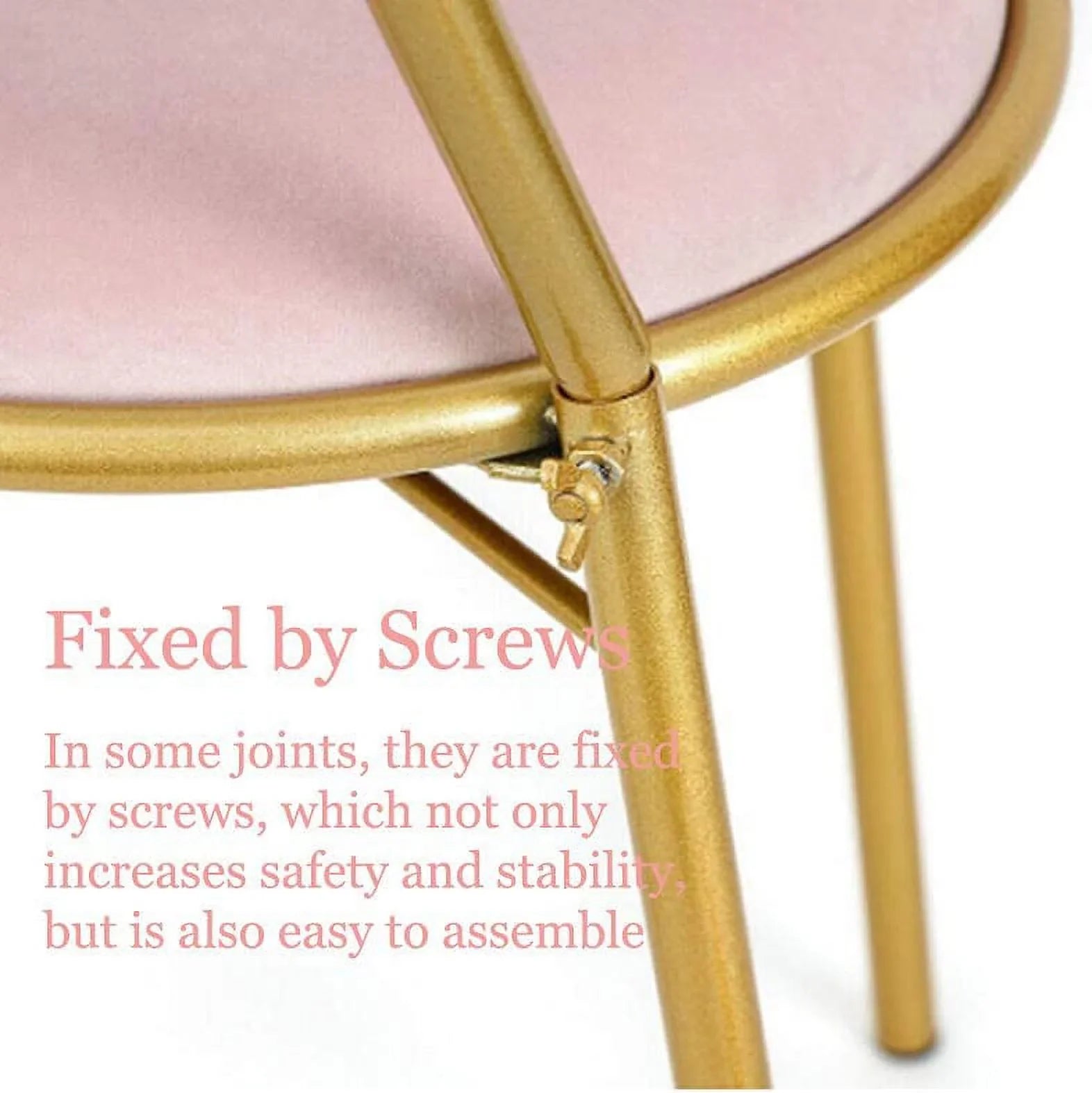 Golden Butterfly Backrest Chairs Modern Vanity Stool with Cushioned Back Vanity Chair Pink Princess Chair Girls Ladies Creative Makeup Stool Art Leisure Chair Seat for Bedroom, Dining Room