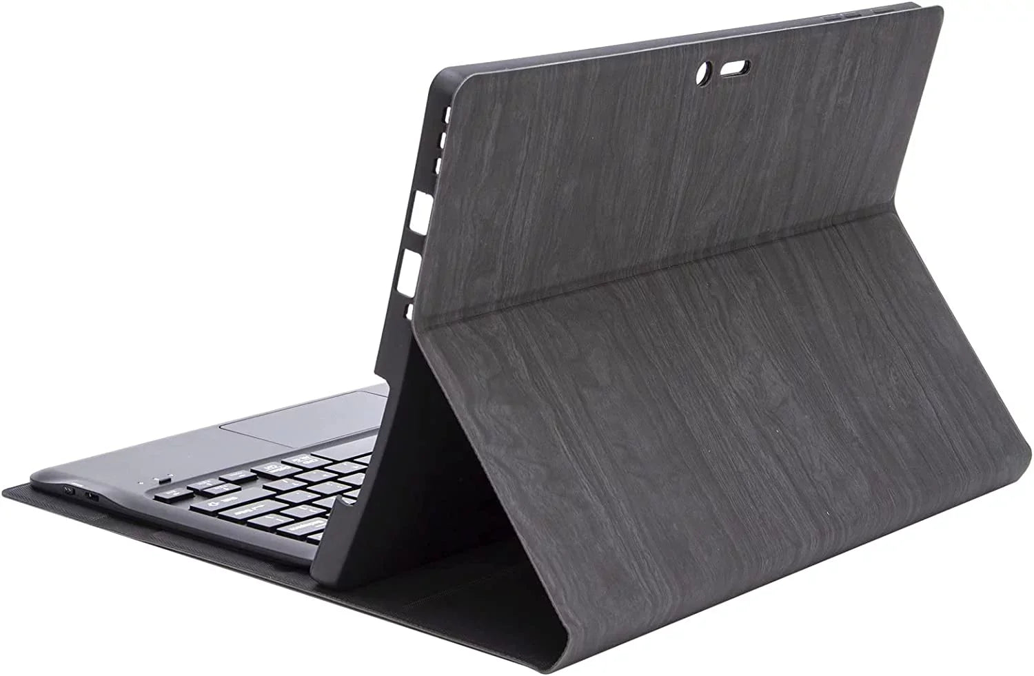 Touch Keyboard Case for Surface Pro 7 (2019) /Pro 6 (2018) /Pro 5 (2017) /Pro 4 (2015) 12.3 Inch Tablet, Magnetically Detachable Wireless Keyboard with Trackpad, Slim Light Folio Stand Case