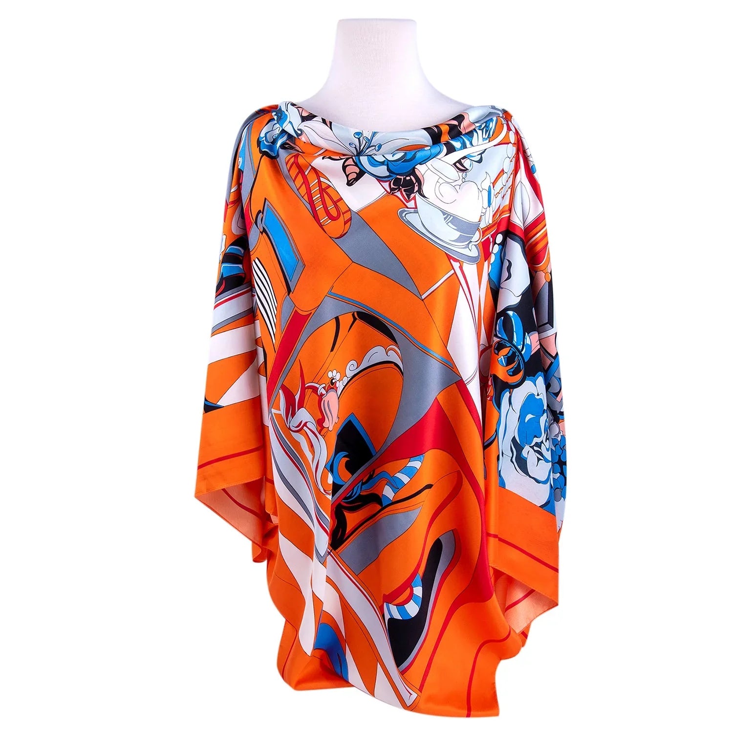Evening Shawl and Wrap for Women Illusion Silk Shawl 51x51'' (130 * 130 cm) Travel Scarf Tops Fashion Shawl for Wedding