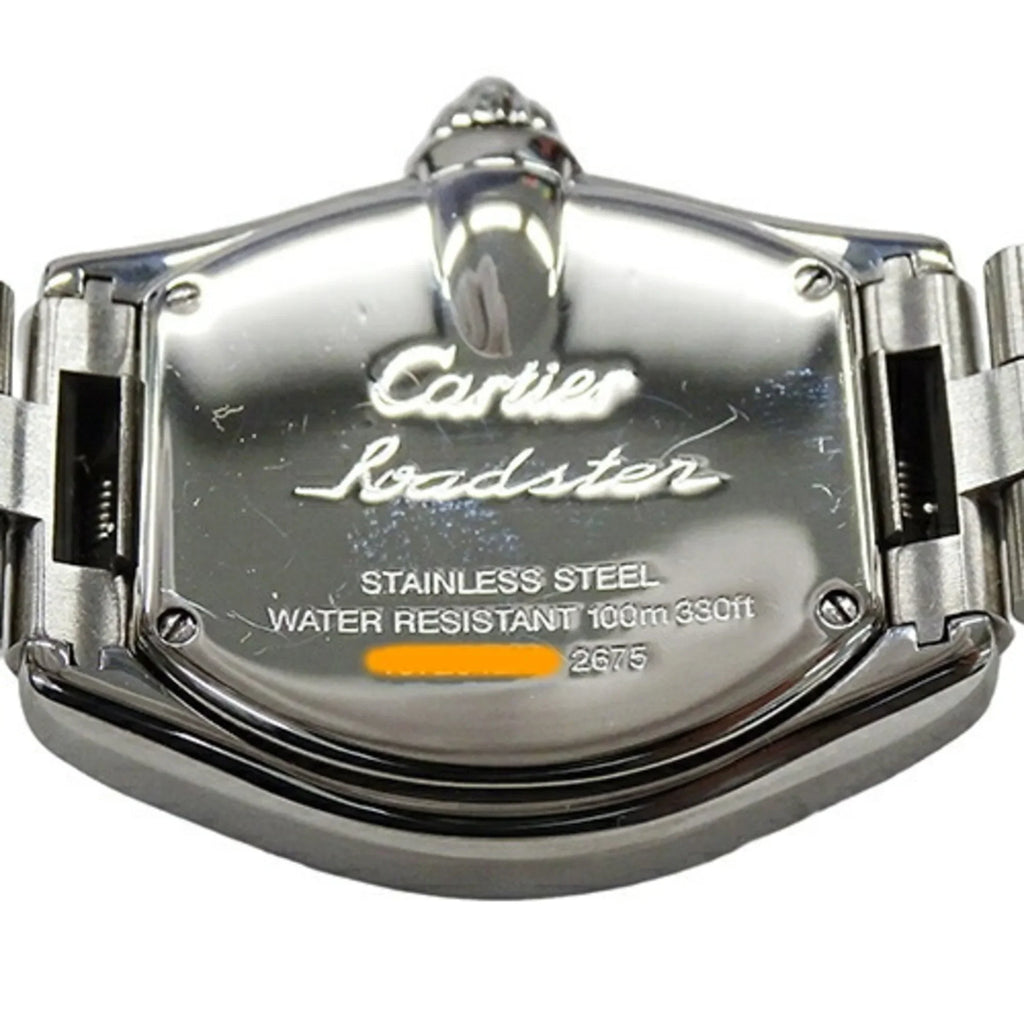 Pre-Owned Cartier Watch Ladies Roadster  Date Quartz Stainless Steel  W62016V3 Silver Polished (Fair)