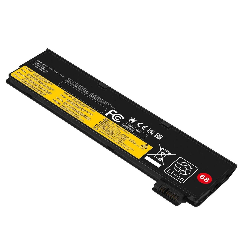 68 Replacement 45N1775 Battery for Lenovo ThinkPad T440 T450 T550 X240 X240s X250 X260 Notebook Laptop 24Wh 11.4V