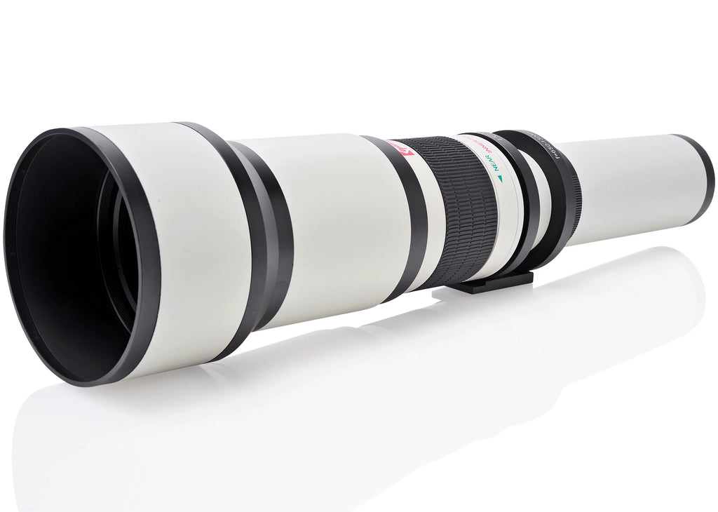 Opteka 650-1300mm (with 2x- 1300-2600mm) f/8 Manual Telephoto Lens +  for Sony Alpha A99 , A99, A77, A68, A65, A58, A57, A55, A37, A35, A33, A900, A700, A580, A560, A550, A390 Digital  Cameras