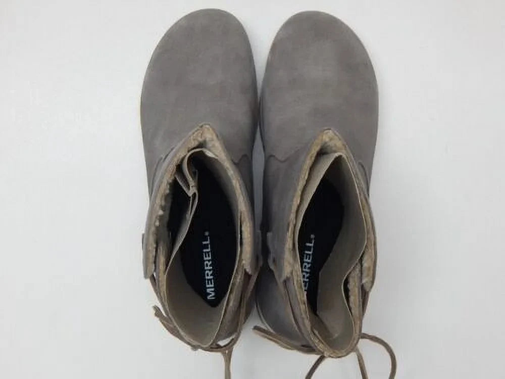 Merrell Polar Juno Bluff Sz  8 M  38.5 Women's  Suede Ankle Boots Boulder